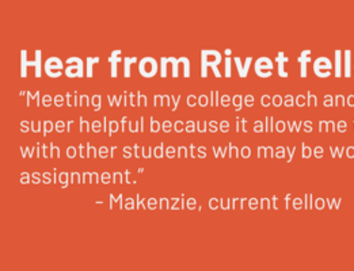 Rivet School invites all Da Vinci seniors to join our in-person open house on Wednesday, April 9th at 6pm!